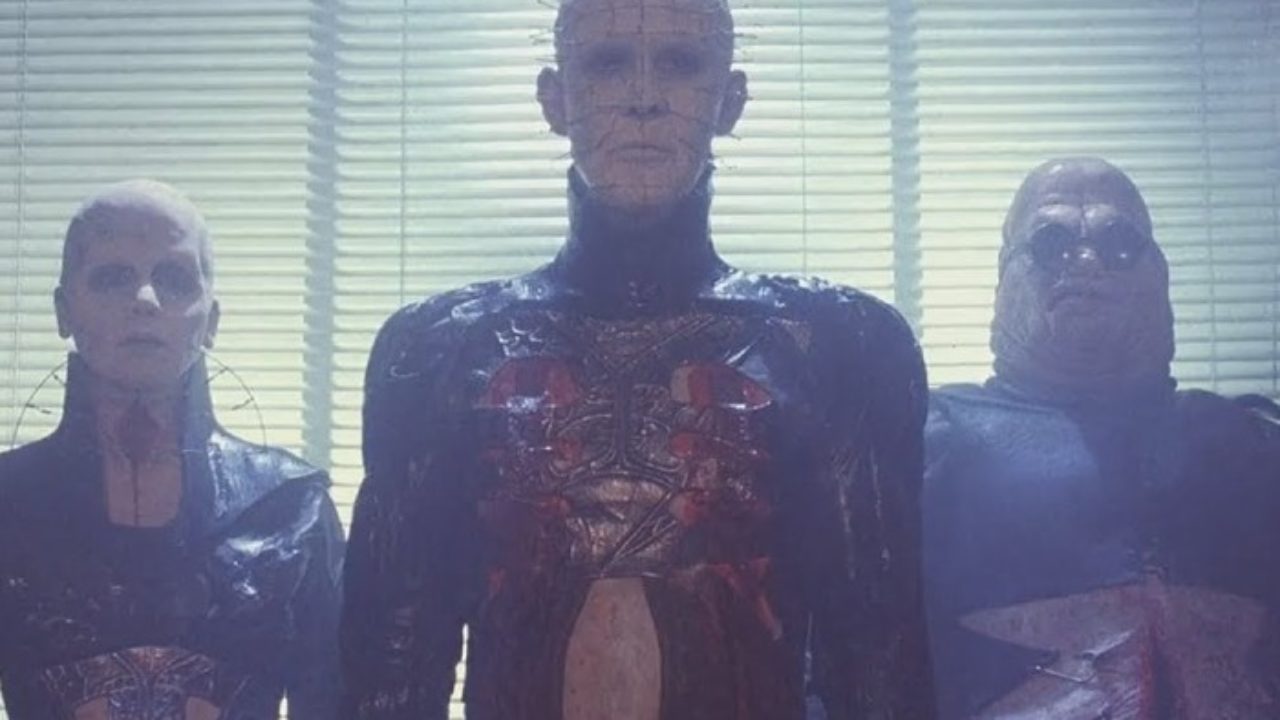 An image of Pinhead and the Cennobites from Hellraiser.