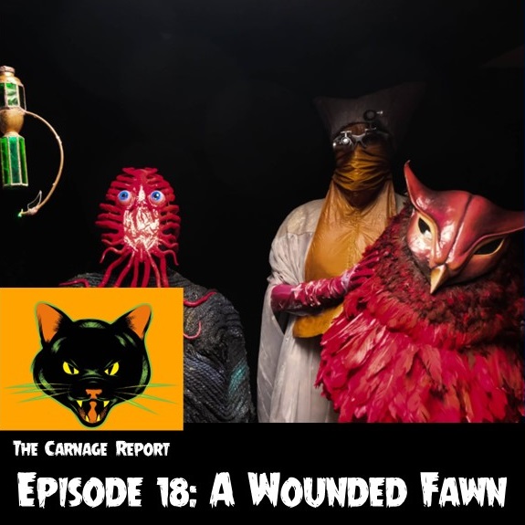 On this episode of the podcast, Julie and Nick discuss director Travis Stevens' new feature, A Wounded Fawn, out now on Shudder.