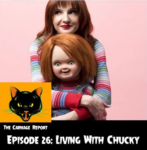 On this episode of the podcast, Julie and Nick talk about the documentary Living With Chucky, directed by Kyra Elise Gardner, an in-depth look at the groundbreaking Child’s Play franchise from the perspective of a filmmaker who grew up within it. In addition to what they think about the film, the pair recommend some underrated entries in the franchise and discuss trailers galore for From Black, You're Killing Me, Cocaine Shark, and more.