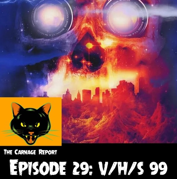On this episode of the podcast, Julie and Nick talk about anthology horror film V/H/S/99, ahead of its Blu-ray release on May 23. In addition to what they think about the film, the pair recommend some other anthology horror and horror comedy, talk about Beetlejuice 2 casting news, and discuss trailers galore for Gremlins: Secrets of the Mogwai, Meg 2: The Trench, God Is A Bullet, and more. Plus, Julie and Nick answer questions from listeners and share what listeners' favorite V/H/S segment is.